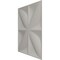 Ekena Millwork 11 7/8in. W x 11 7/8in. H Helene EnduraWall Decorative 3D Wall Panel Covers 0.98 Sq. Ft. WP12X12HEDRU - alternate 3